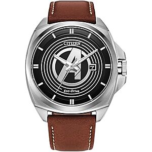 $205.75 | CITIZEN Men's Eco-Drive Marvel Avengers 42mm Stainless Steel AW1721-08W at Amazon