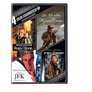 4 Film Favorites: Kevin Costner (DVD) $10.24 + Free Shipping w/ Prime or on $35+