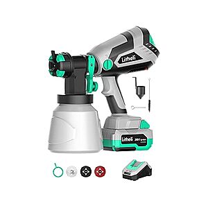 Litheli 20V Cordless Paint Sprayer w/ Battery, HVLP, $38.99, FS Prime, Woot!