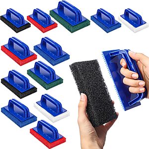 12-Set Heavy-Duty Griddle Cleaning Kit w/ Scouring Pads & Handles $13.99 + Free Shipping w/ Prime or on $35+