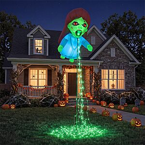 12.8FT Green Floating Ghost Doll Halloween Inflatables, $59.99, Amazon