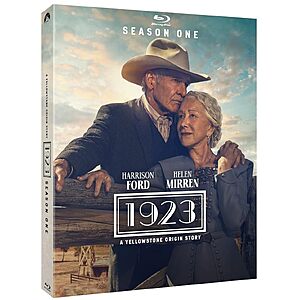 1923: A Yellowstone Origin Story: Season One [Blu-ray] $6.79 + Free S&H w/ Prime or $35+