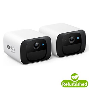 Cert. Refurb: eufy SoloCam C210 Wireless Security Camera 2K Smart Al Outdoor Cam Night Vision $65 + Free Shipping