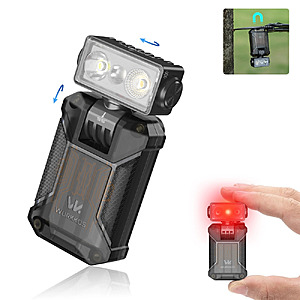 WURKKOS HD04 Clip-On EDC Flashlight – 750LM $22.99