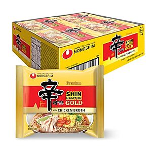 [SnS, AC] $25.41* | 16-pk 4.58-oz Nongshim Premium Shin Ramyun Noodles: Gold at Amazon