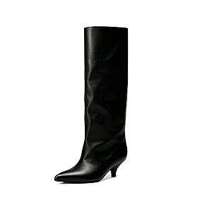 vivianly Knee High Boots for Women Fold Over Boots - $23.99 AC