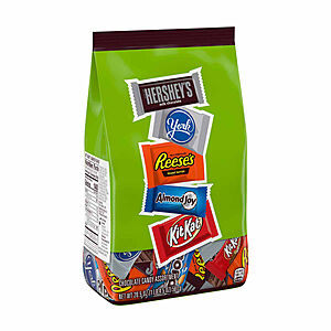 Dollar General  B&M $27.60acs  3 x Hershey Assorted Chocolate Snack Size Candy Bag, 20.5 oz (61.5 oz total)