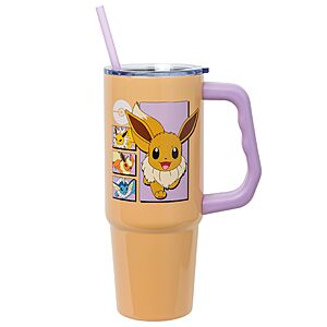 Silver Buffalo Pokemon Eevee Evolutions, Charmander and Gengar 30oz Tumbler $14.98