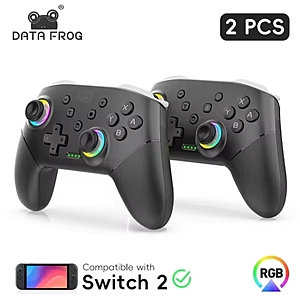 DATA FROG S80 Pro 2PCS Wireless Game Controller For Switch 2 / Switch OLED / Switch Lite Console Gamepad For PC - $32.59 AC