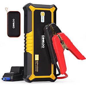 GOOLOO GP4000 Jump Starter - 4000A 12V Car Battery Jumper Starter Portable - $71.99 AC