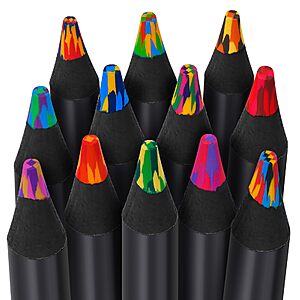 12 Colored Rainbow Pencils $3.49