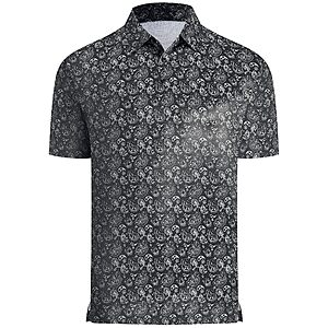 Esabel.C Men's Print Golf Shirt Breeze Polo Shirt $9.99