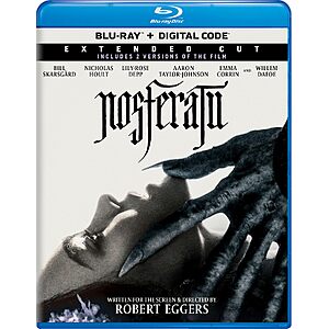 Nosferatu - Extended Cut Blu-ray + Digital $9.99 Amazon.com