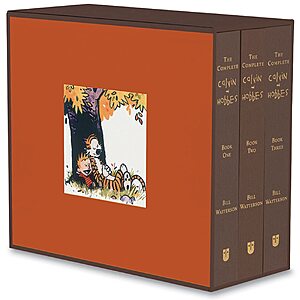 [Prime] The Complete Calvin and Hobbes (3-Book Box Set, Hardcover) $99 + Free Shipping