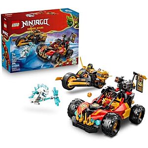 $31.95 | 394-Piece LEGO Ninjago: Dragons Rising Season 4 - Kai and Cole's Combiner Vehicles (71864, 2026) at Amazon