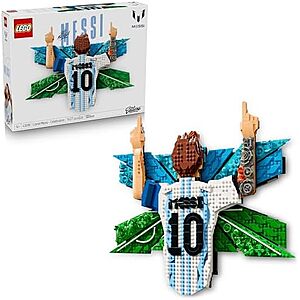 $159.95 | 1427-Piece LEGO Editions: Football - Lionel Messi - Celebration (43018, 2026) at Amazon