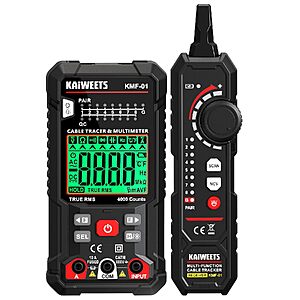 KAIWEETS 3-in-1 Digital Multimeter, NCV Detector & RJ45/RJ11 Cable Tester Kit $29.99 + Free Shipping w/ Prime or on $35+