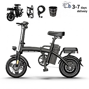 ZDBIKE G11 14" Folding Electric Bike 500W 48V 10Ah 25km/h 3-Step Fold $133.4 + Free Shipping