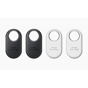 Samsung - Galaxy SmartTag2 - Black and White 4pk - openBox
