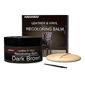 8-Oz NADAMOO Leather Recoloring Balm & Repair Kit (Dark Brown) $8.99 + Free Shipping w/ Prime or on $35+