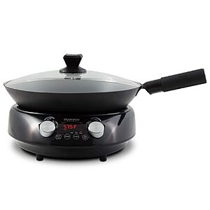 Nuwave Mosaic Induction Wok, Precise Temp Controls from 100°F-575°F in 5°F $179.99