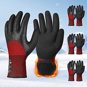 3-Pairs Schwer 3/4 Double-Dipped Coating Winter Work Gloves $6.59 w/ S&S + Free Shipping w/ Prime or on $35+