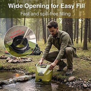 CoreMuse 2.1-Gallon Collapsible Camping Water Container $6.25