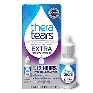 [S&S] $5.40: TheraTears Extra Dry Eye Therapy Lubricating Eye Drops, 0.5 Fl Oz