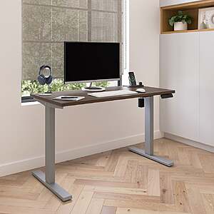 Upstand Plus 48” Adjustable Height Desk with Charging Station $319.99 Brown, Gray or White Free Shipping Costco.com
