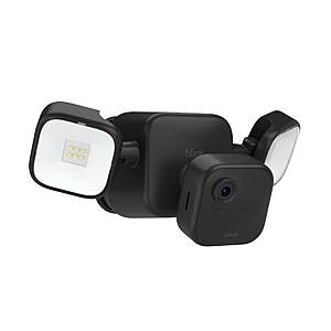 Blink Outdoor 4 Floodlight Camera -Wireless smart security camera, 700 lumens, two-year battery life, enhanced motion detection, Sync Module Core $40