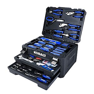 Kobalt 228-Piece Household Tool Set w/ Hard Case (Blue) $129.00 + Free Shipping