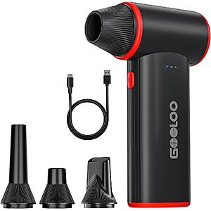 [Prime] 5000mAh Gooloo F3 150000RPM Cordless Electric Air Duster $19.99 + Free Shipping