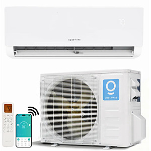 COZEWARE 115V E-Save Series 12000 BTU 20 SEER2 10 HSPF2 Mini Split w/ AI Chip Air Conditioner & Heater $420 + Free Shipping