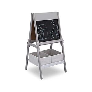 40.75" Delta Children Double-Sided Kids Art Easel w/ Chalkboard & Dry Erase Whiteboard (Grey) $22.65 + Free Shipping w/ Prime or $6 Fee per Order
