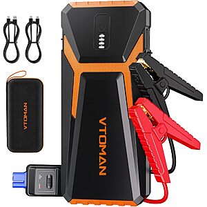 4500A Vtoman V10 Pro 12V Portable Car Jump Starter $49.99 + Free Shipping