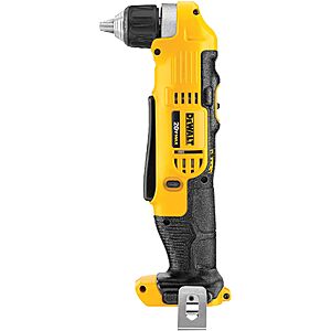 Tool only, DEWALT 20-volt Max 3/8-in Keyless Right Angle Cordless Drill, $99, Lowe's
