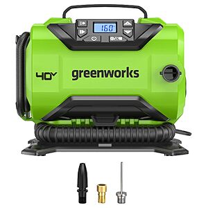 40V Greenworks Cordless Portable Tire Inflator 160 PSI (Tool Only) $49.99 + Free Shipping