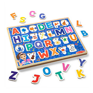 Melissa & Doug Ms. Rachel Wooden Phonics Alphabet Sound Puzzle $10.99 + Free Shipping