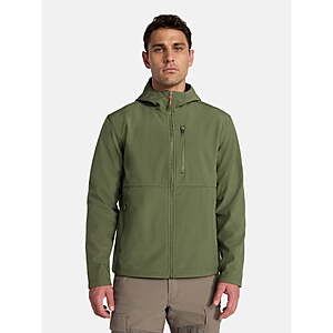 Ozark Trail Men's Softshell Jacket w/ Hood (Green Lichen) $13.16 + Free Shipping w/ Walmart+ or on $35+