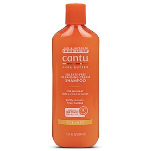 13.5-Oz Cantu Sulfate-Free Cleansing Cream Shampoo w/ Shea Butter $3.37 w/ S&S + Free Shipping w/ Prime or on $35+