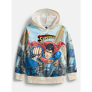 Superman Boys Sublimated Embroidered Logo Hoodie $6.78 + Free Shipping w/ Walmart+ or on $35+