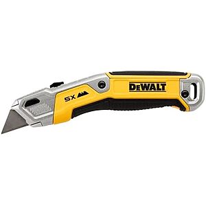 $9.55* | DeWALT Retractable Utility Knife w/ Blade Storage at Amazon