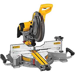 Dewalt 15 Amp Corded 12 in. Double Bevel Sliding Compound Miter Saw, Blade Wrench and Material Clamp $353