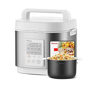 Prime Members: Toshiba Heritage Bento Box 10-Cup Digital Rice Cooker w/ 3D Heating & 9 Functions (RC-18JSVNA) $78.34 + Free Shipping