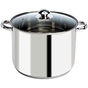 [Prime] $18.16* | 8-Qt Ecolution Stainless Steel Stock Pot w/ Glass Lid at Amazon
