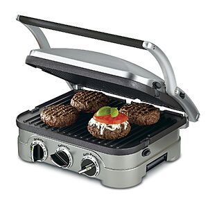 Cuisinart Griddler 5-in-1 Indoor Grill, Griddle & Panini Press + $10 Kohl's Cash $71.99 + Free Shipping $99.99
