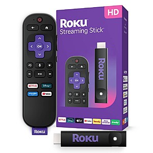 $20 Target (10/4-10/10) Roku Streaming Stick 2025 HD Roku Streaming Device with Voice Remote: Wi-Fi, HDMI, 1080p, Apple Airplay