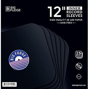 [Prime Big Day 2025] Big Fudge Vinyl Record Vinyl Outer Sleeves will be 41% off in October 6-7 $9.99