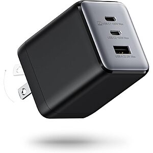 3-Port wegear 100W USB-C Foldable GaN Wall Charger Block (2x USB-C, 1x USB-A) $15.99 + Free Shipping