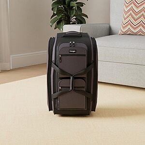 Wrangler Rolling Duffel, Charcoal Grey, 30" Large $17.16